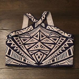 NWT BCBGMAXAZRIA Katiya Crop Top